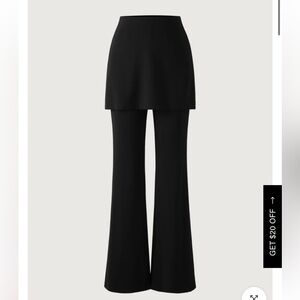 OGL Effortless Skirted Pants - Black
